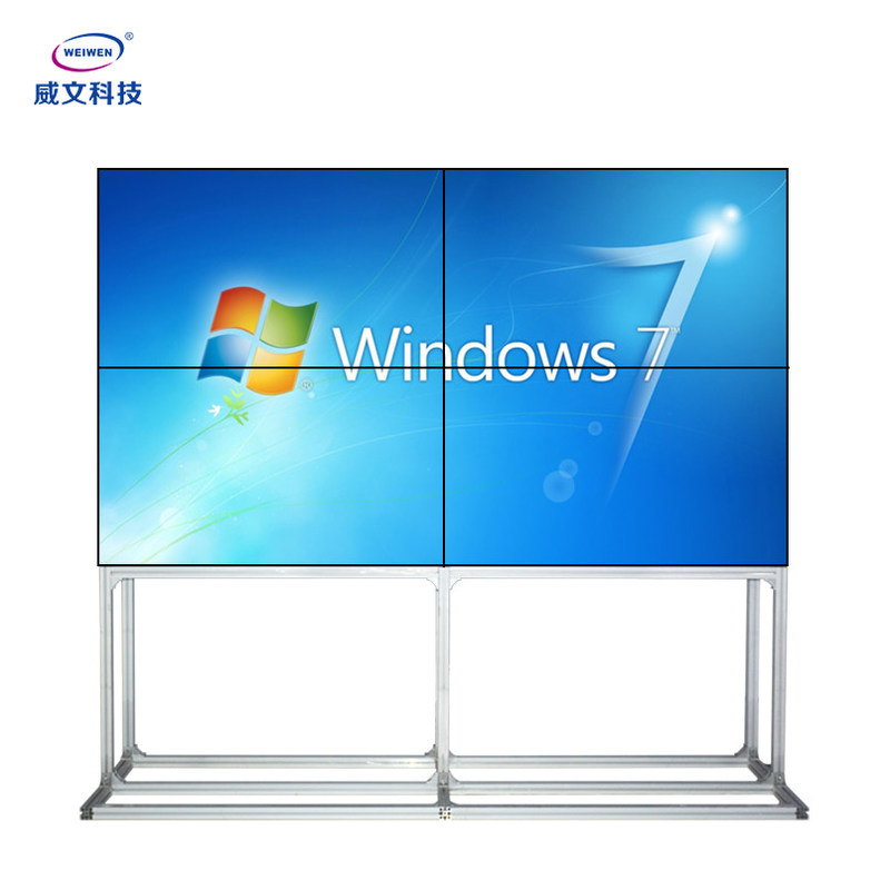 encadrement visuel d'intérieur du mur 2x2 3.5mm de 46Inch FHD avec la parenthèse en aluminium