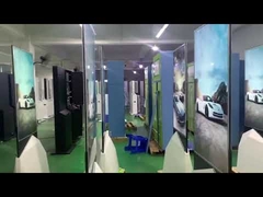 Affichage de signalisation numérique à sol suspendu transparent 55 pouces 110V OLED