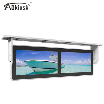 Écran 18.5Inch 220V d'autobus monté par plafond de la publicité d'affichage à cristaux liquides de joueur/double