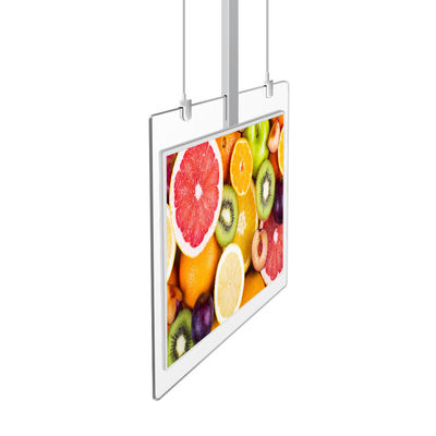 Le double transparent ultra mince d'affichage de la publicité 55inch a dégrossi kiosque fixé au mur d'OLED