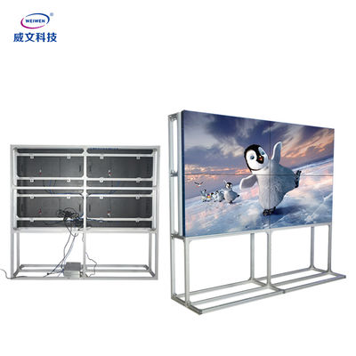 Langue multiple visuelle à distance de pouce 240V FHD de l'affichage de mur d'affichage à cristaux liquides d'IR 55