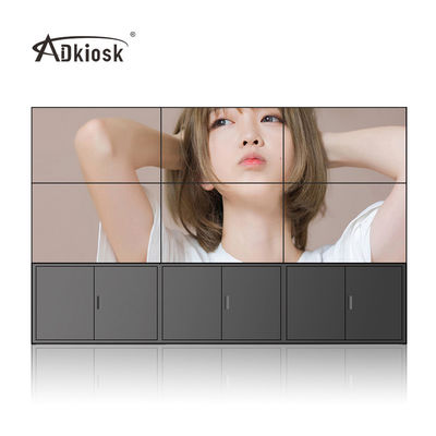 46Inch épaisseur visuelle de la résolution 133mm de l'affichage de mur d'affichage à cristaux liquides de l'atterrisseur 2x2 FHD
