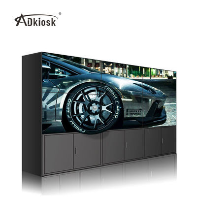 Épaisseur visuelle 55Inch de la résolution 110mm de l'affichage de mur d'affichage à cristaux liquides de support de FHD 1920X1080