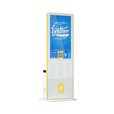 24 fentes annonçant le kiosque de remplissage 5000mah de téléphone avec l'écran de 1200:1