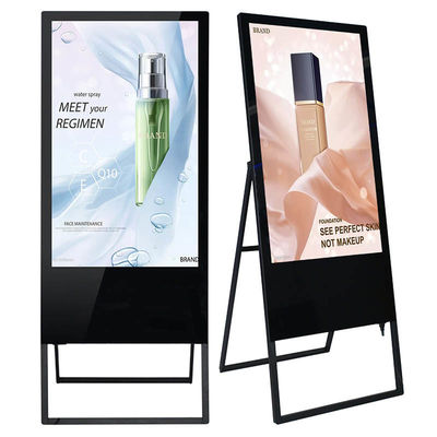 Signage de Digital de totem du panneau de publicité d'affichage à cristaux liquides du 16h09 220V 16.7M Color Touch Screen
