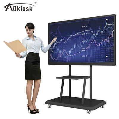 65inch Super Clear électronique interactif infrarouge d'affichage à cristaux liquides Digital du tableau blanc 4k