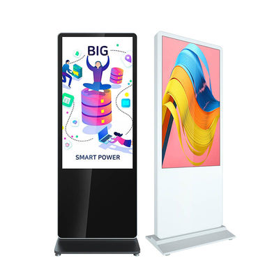 kiosque multi capacitif de contact de l'écran tactile 55Inch de kiosque de support interactif de plancher