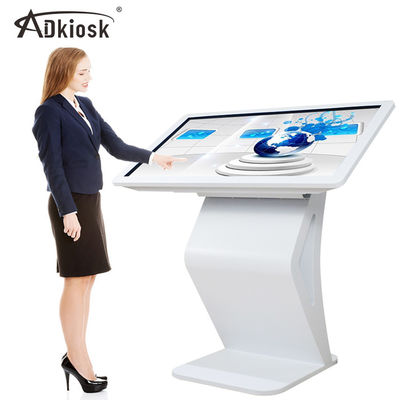 Affichage à cristaux liquides interactif de kiosque d'écran tactile de 16:9 de support annonçant l'écran de visualisation 16.7M Color