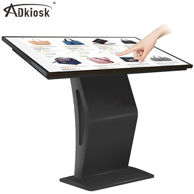 Affichage à cristaux liquides interactif de kiosque d'écran tactile de 16:9 de support annonçant l'écran de visualisation 16.7M Color