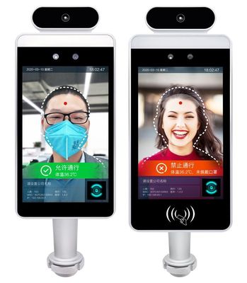 Le terminal IP65 de reconnaissance des visages de contrôle d'accès imperméabilisent le stockage 8G fixé au mur