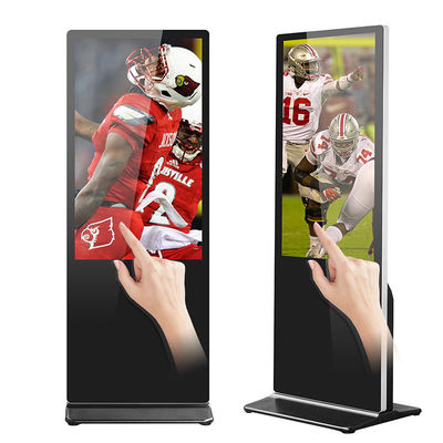 Réseau interactif de LAN WIFI du Signage 55Inch de kiosque d'écran tactile de Digital de 16:9