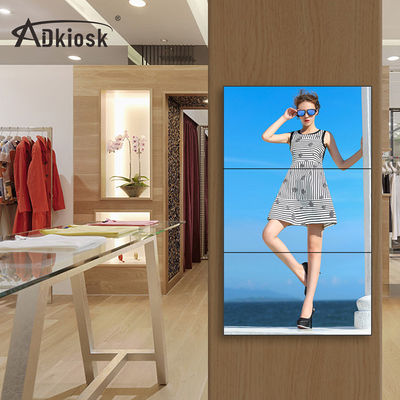 résolution 49Inch de l'encadrement 2x3 FHD de l'écran de visualisation d'affichage à cristaux liquides de mur de 2k 4k 1.8mm