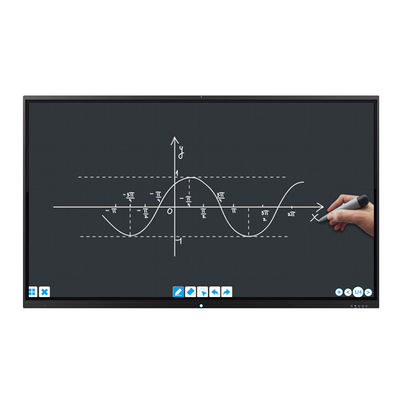 panneau interactif d'affichage à cristaux liquides de 1200:1 de tableau blanc de 1080P Digital pour l'enseignement en ligne
