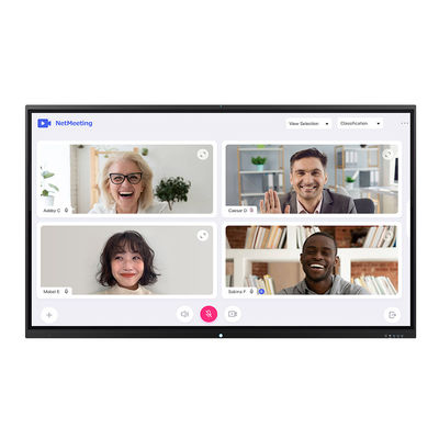 Tableau blanc interactif de l'écran tactile 4k intelligent 65inch 3840X2160 pour la conférence