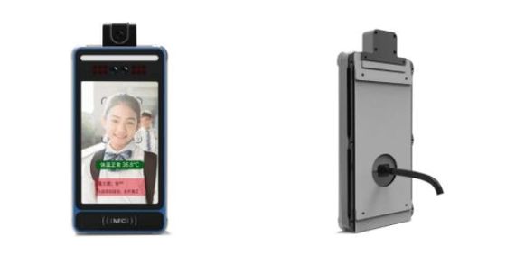 terminal de reconnaissance des visages d'écran du processeur 1GB RAM 16GB EMMC 8Inch IPS de Double-noyau