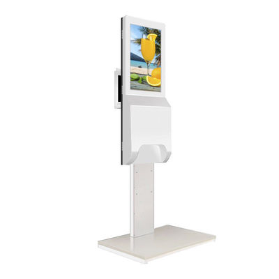 Le contact montrent le ² 21,5&quot; de 350cd/m kiosque Android 7.1.2 d'aseptisant de main