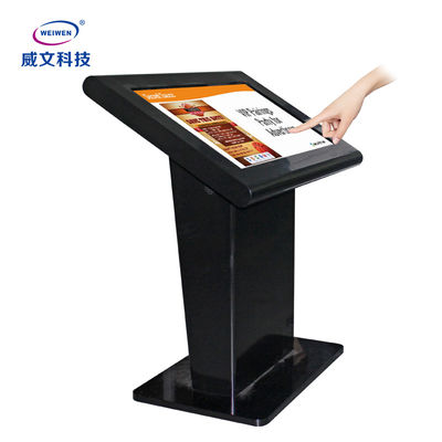 Kiosque d'intérieur fait sur commande d'enseigne de Digital d'écran tactile de l'affichage à cristaux liquides Rk3288 Wifi de la taille HD 4k