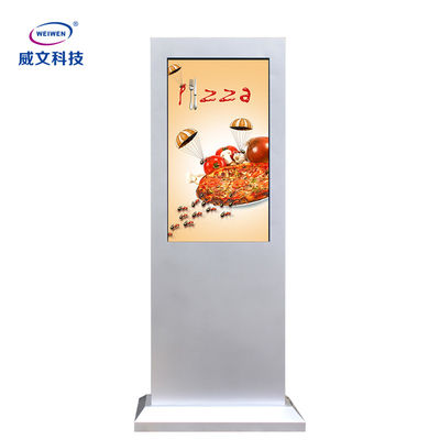Le plancher d'IP 55 tiennent le totem extérieur de Signage de Digital de joueur de la publicité d'affichage à cristaux liquides