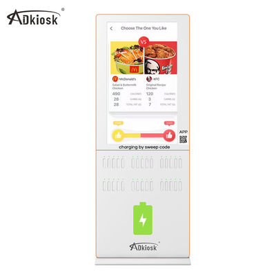 Station de remplissage de kiosque de téléphone portable avec la location de code de balayage de casier