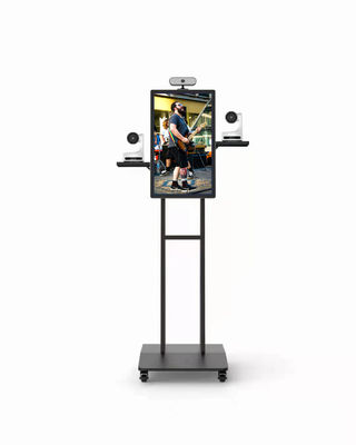 Plancher du contact 43in d'IR tenant le Signage AC110V de Digital avec la machine de Live Camera