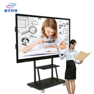 IPS de 188W Digital d'écran tactile d'affichage à cristaux liquides UHD de tableau blanc avec la parenthèse portative