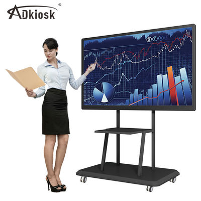 résolution interactive 55in du tableau blanc 4K d'écran tactile de 178W USB2.0 65in OPS