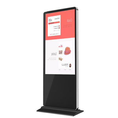 plancher interactif de kiosque de l'écran tactile 65Inch tenant Android pour la banque