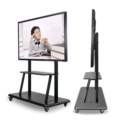 tableau blanc interactif du tableau noir 85-inch d'écran tactile tout-en-un à double système intelligent de machine