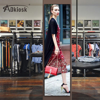affichage à cristaux liquides sans couture de 4k AC100V annonçant l'affichage parenthèse en aluminium de 55 pouces