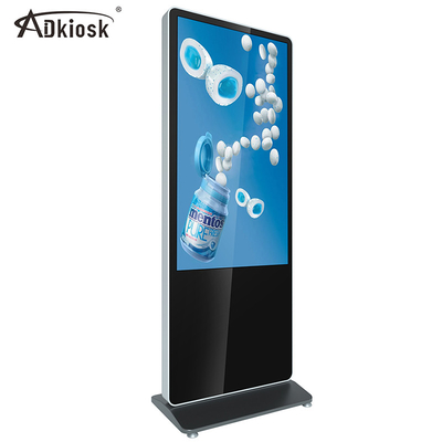 De plancher pleine HD unité centrale de traitement du kiosque 55inch Digital H81 Mainboard i3 i5 d'écran tactile d'affichage à cristaux liquides du support