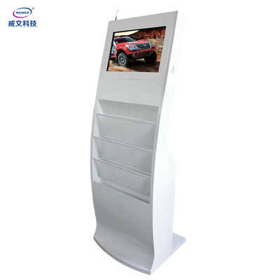 Service multi 1080P FHD 450cd/m2 d'individu de kiosque d'écran tactile d'affichage à cristaux liquides de points