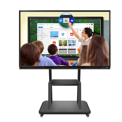 Digital écrivant le tableau blanc interactif 400cd/m2 RS232 d'affichage à cristaux liquides pour l'éducation