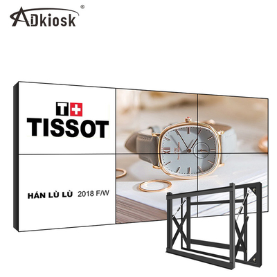 Le mur visuel de épissure d'affichage à cristaux liquides d'écran montrent 500cd/M2 12ms pour le magasin d'automobile