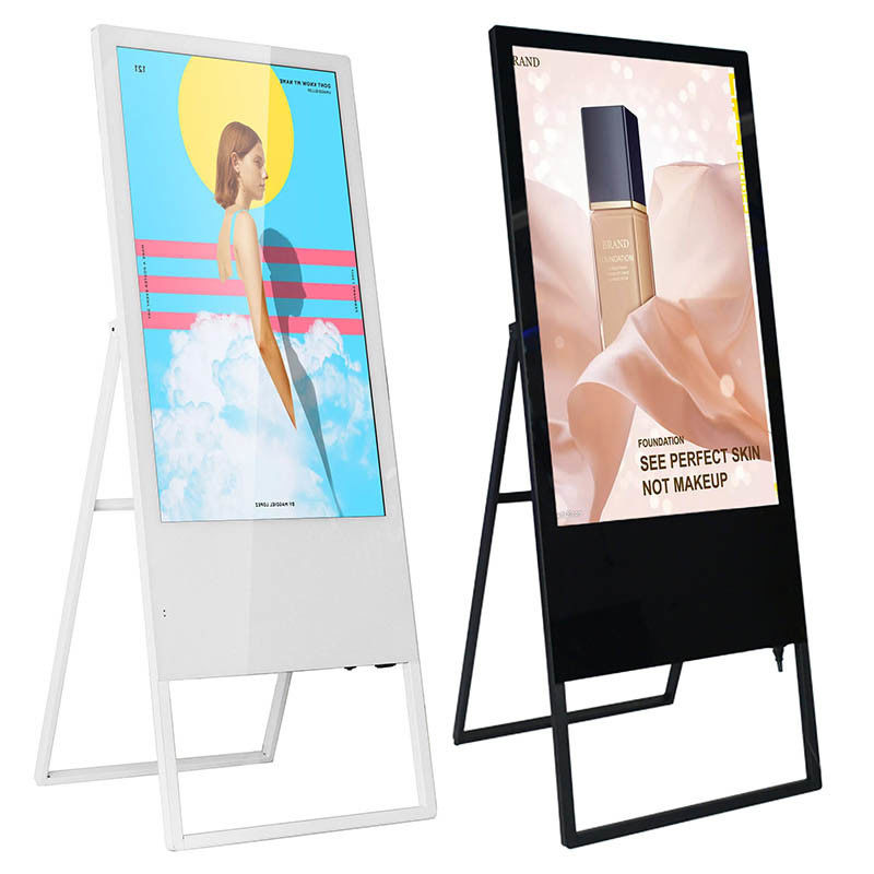 Signage de Digital de totem du panneau de publicité d'affichage à cristaux liquides du 16h09 220V 16.7M Color Touch Screen