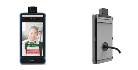 terminal de reconnaissance des visages d'écran du processeur 1GB RAM 16GB EMMC 8Inch IPS de Double-noyau